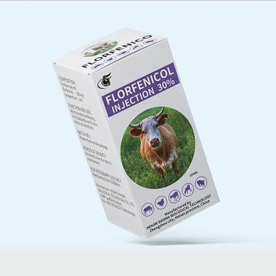 Florfenicol 30% Veterinärantibiotika der Einspritzungs-injizierbare Drogen-50ml 100ml für Tiere