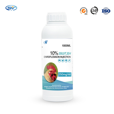 Veterinär- Mund- Lösungs-Medizin Enrofloxacin 10% für Vieh-Schaf-Ziegen-Pferde-Geflügel verwendet Enrofloxacin Mund-Solu