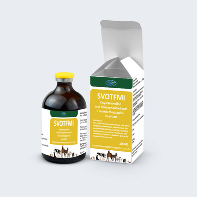 Injektionsmittel für Tierarzneimittel Zusammensetzung Oxytetracyclin und Thiamphenicol und Flunixin Meglumin Injektion
