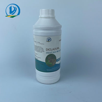 Oral Solution Medicine 1000 ml Diclazuril 2,5 % Orale Lösung Bernsteinfarbenes transparentes flüssiges Kokzidiostatikum für Geflügel