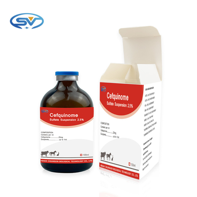 Cefquinome sulfatieren 2,5% Suspendierungs-injizierbare Veterinärdrogen für Vieh-Kalb-Schaf-Pferdehundekatzen