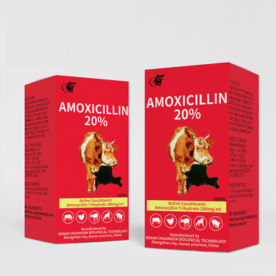 Injizierbare Einspritzungsveterinärversorgung Drogen Amoxicillin 20% von den chinesischen Herstellern