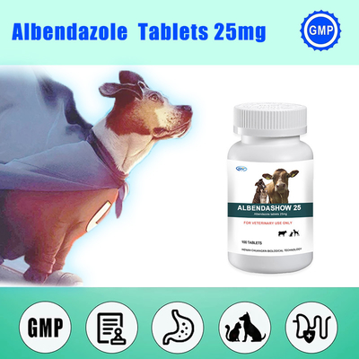 bolus-Tablet-Chemiefasergewebe 25mg Albendazole Veterinäranthelmintisch