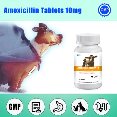 Veterinärbolus-Tablet-Veterinärmedizin Amoxicillin-Tablets 10mg antiviral für Hund