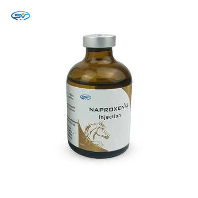 Naproxen-Veterinäreinspritzung 100ml antiparasitische Drogen GMP für Vieh-Pferdehunde und -katzen