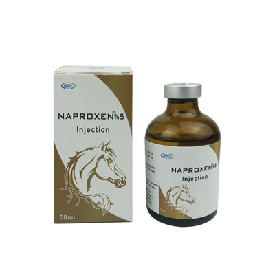 Naproxen-Veterinäreinspritzung 100ml antiparasitische Drogen GMP für Vieh-Pferdehunde und -katzen
