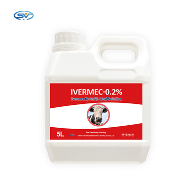 Veterinärmundlösungs-Medizin Ivermectin 0,2% Mundlösung für Vieh und Schafe