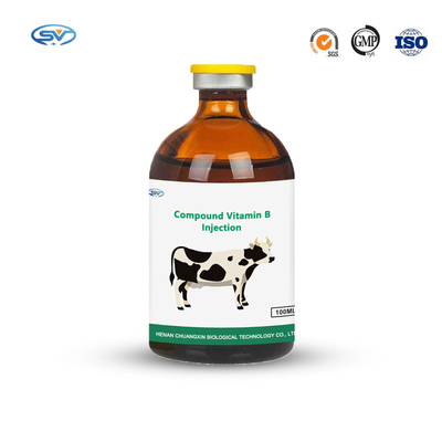 Einspritzungs-Ergänzungs-Viehbestand-Geflügel-Veterinärgebrauch des Bauernhof-injizierbarer Drogen-Vitamin-B komplexer