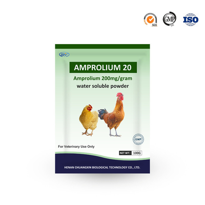 Wasserlösliches wasserlösliches Pulver des Antibiotikum-Amprolium-20% für coccidiostat