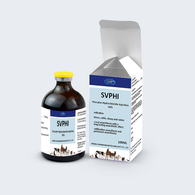 Tierarzneimittel Injektionsmittel Procainhydrochlorid Injektionsmedikamente für Pferde Kühe Schafe Schweine Betäubungsmittel