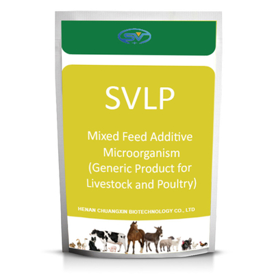 Zusatzstoffe für Futtermittel für Tiere Mischfuttermittel für Tiere Mikroorganismus (Generikum für Vieh und Geflügel)