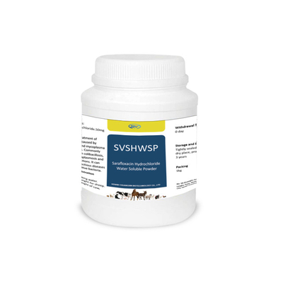 Orale wasserlösliche Antibiotika Sarafloxacin Hydrochlorid wasserlösliches Pulver