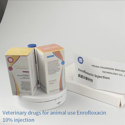 Chinesische Lieferanten verkaufen injizierbare Drogen Enrofloxacin-Veterinäreinspritzung für Hundeschweine en gros