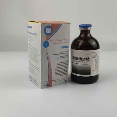 Injizierbare Veterinärdrogen Quinolones 100ml CHBT Enrofloxacin 10%