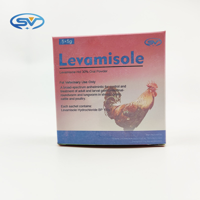 Veterinärhydrochlorid CASs 16595-80-5 antiparasitischer Drogen-30% Levamisole