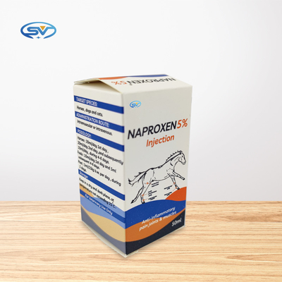 Injizierbare Veterinärdrogen-Antientzündliche 5% Naproxen-50Mg/ML entlasten Fieber
